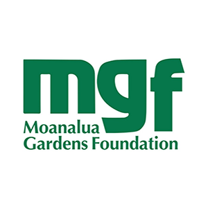 The Moanalua Gardens Foundation logo featuring the green initials “MGF” above the organization name, “Moanalua Gardens Foundation,” on a white background.
