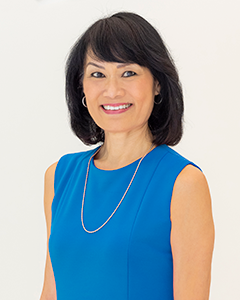 Portrait of Catherine Ngo featured in an announcement regarding Catherine Ngo's retirement from the Central Pacific Financial Corp. and Central Pacific Bank boards of directors.