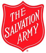 The Salvation Army logo featuring a red shield with the words “The Salvation Army” displayed in white text.
